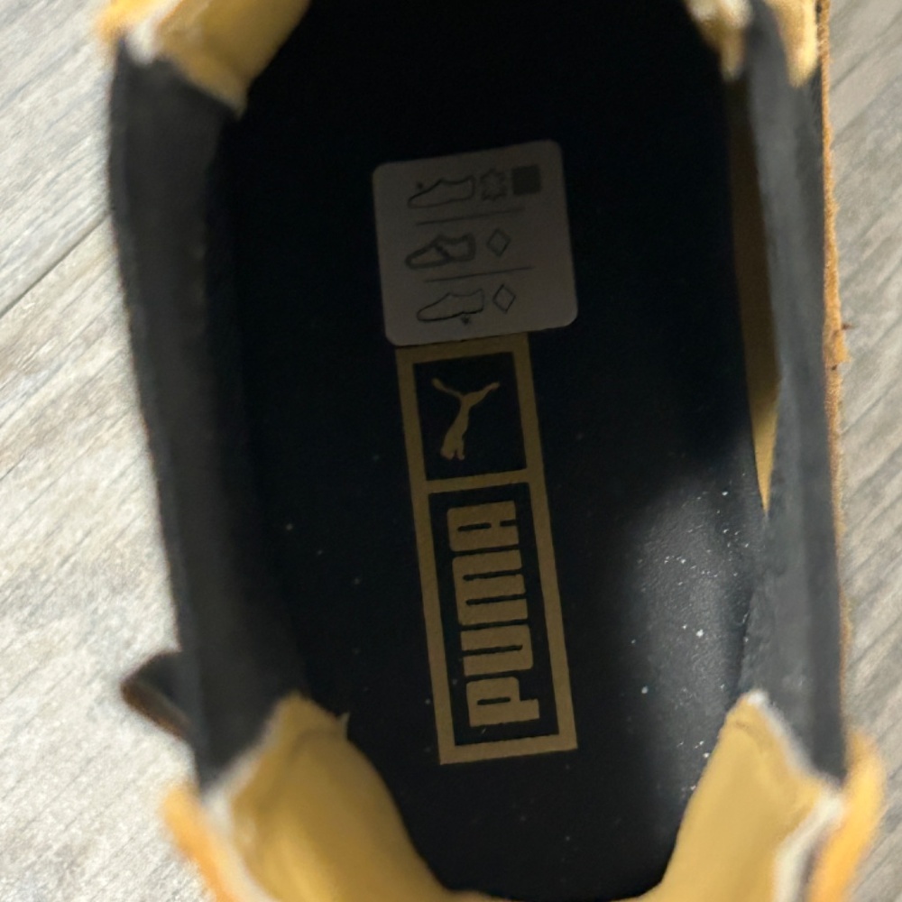 LIKE NEW! Women's Puma Mayze Tan Suede Platform Ankle Boot - 6 - Picture 12 of 14